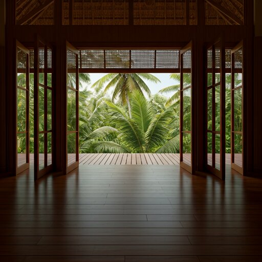 A calm meditation space set up for an evening wind-down routine